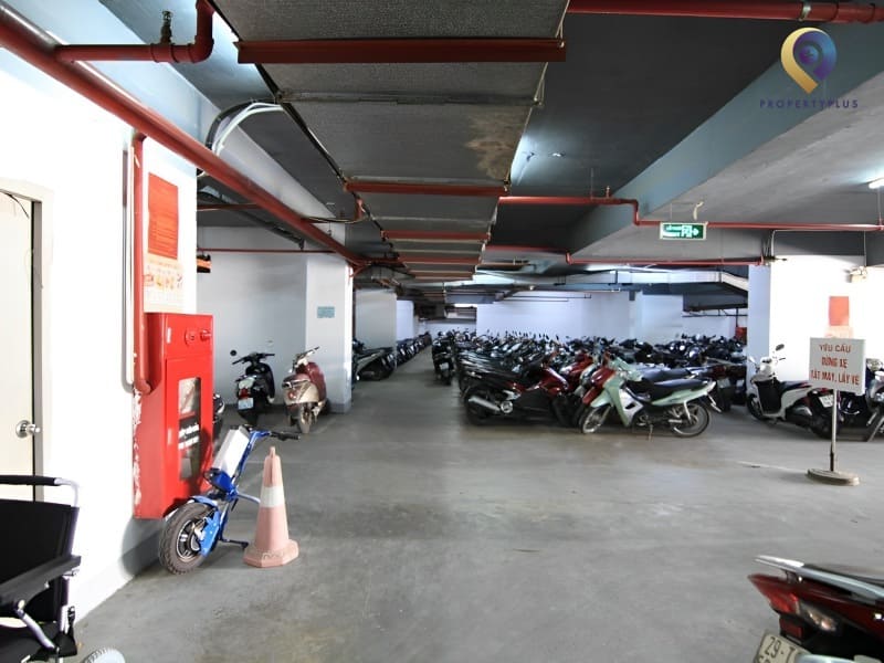 bãi xe Hàn Việt Tower