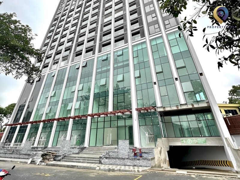 lối vào gửi xe Tòa Nhà Trinity Tower