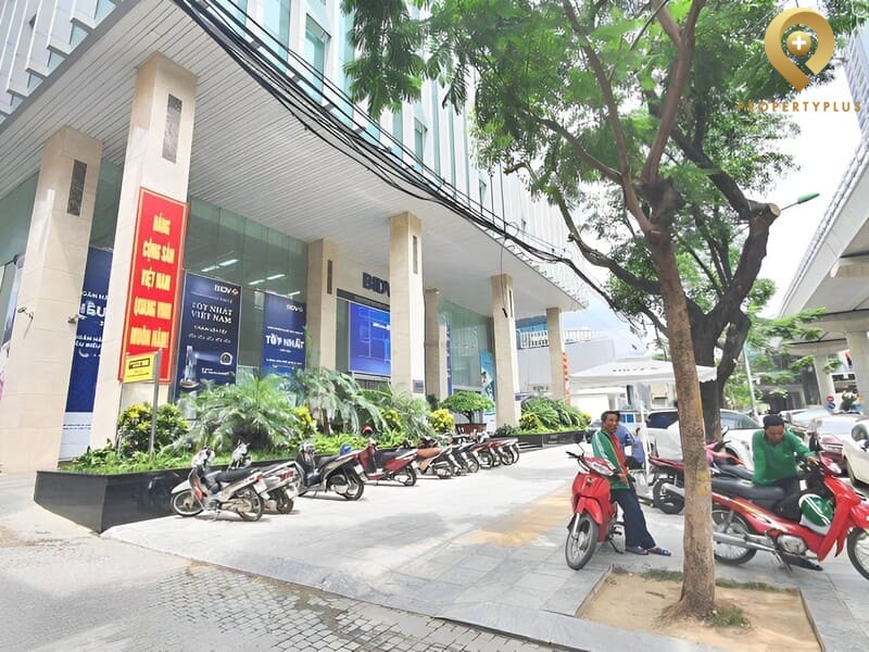 bãi xe BIDV Building
