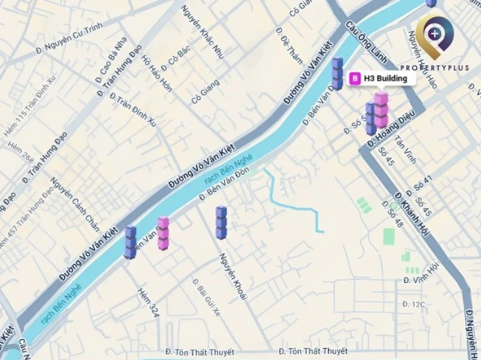 cho thuê văn phòng đường Bến Vân Đồn