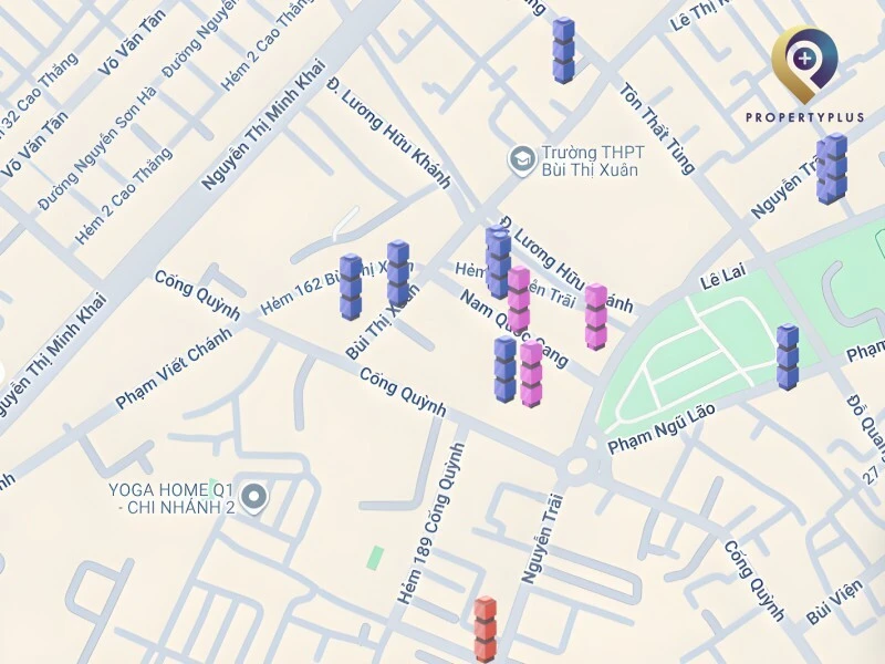 cho thuê văn phòng đường Bùi Thị Xuân