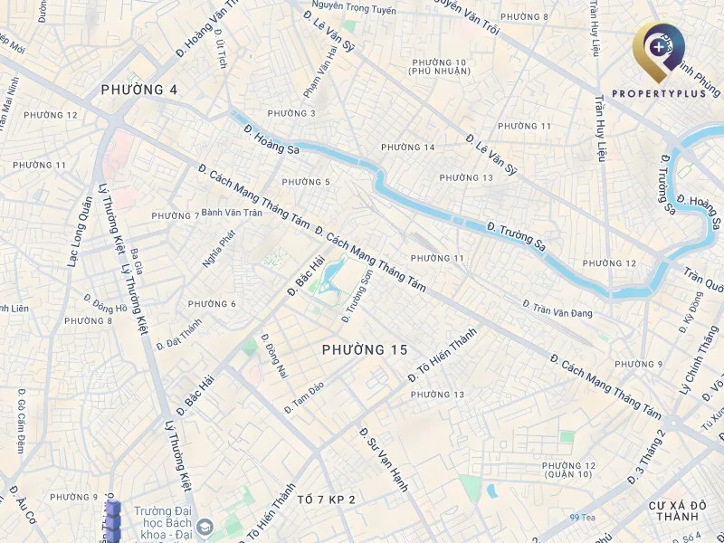 Cho thuê văn phòng đường Cách mạng tháng 8