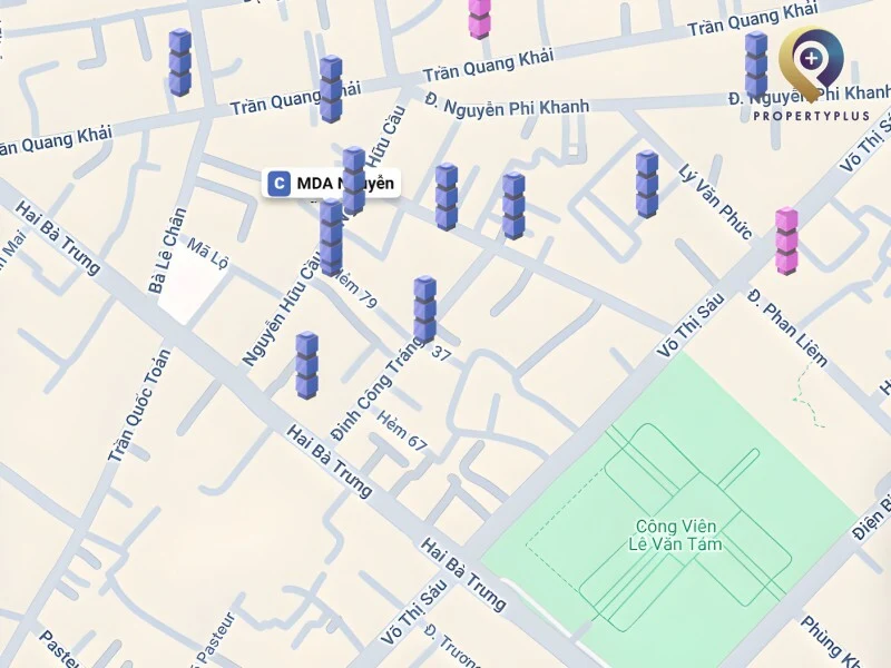 cho thuê văn phòng đường đinh công tráng