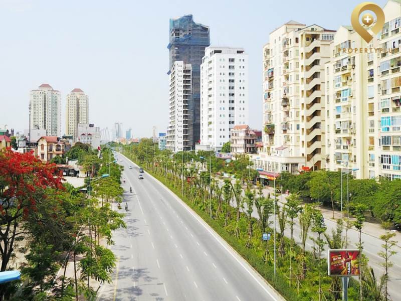 Đường Võ Chí Công - con đường huyết mạch của quận Tây Hồ.