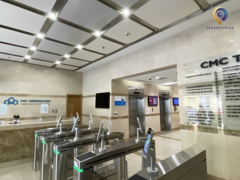 lễ tân Tòa Nhà CMC Tower