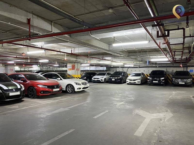 bãi xe Ecolife Tây Hồ