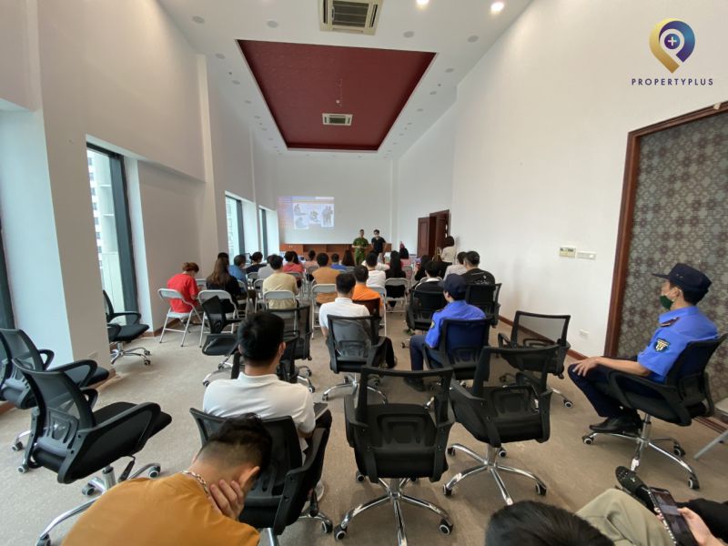 Phòng đào tạo lý thuật tập huấn Phòng cháy chữa cháy tại tòa nhà