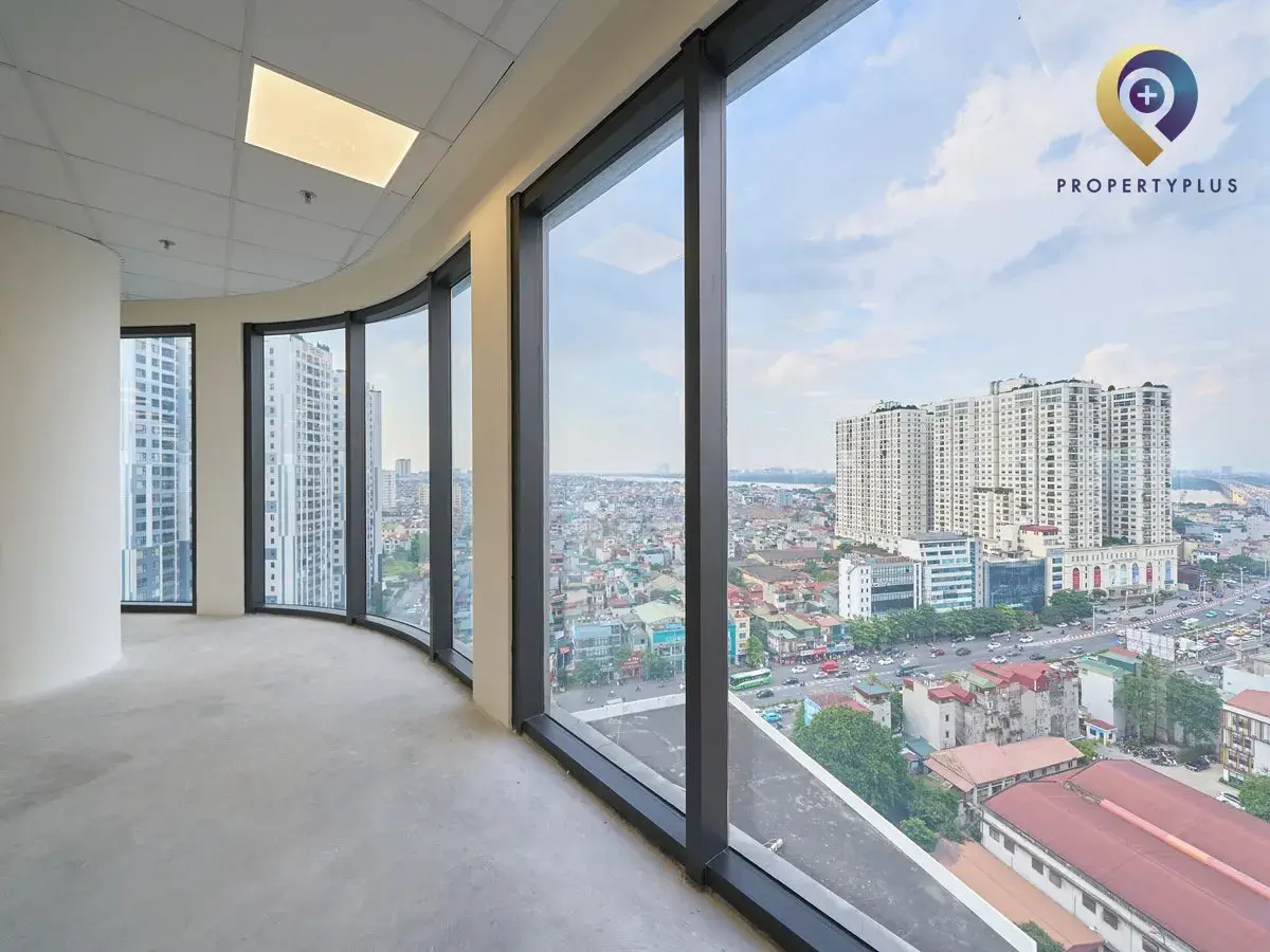 View từ tòa nhà trên tầng cao