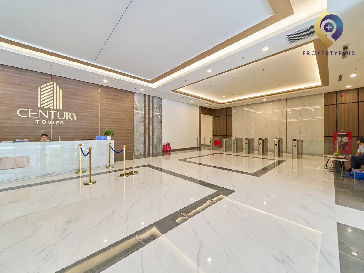 Khu vực sảnh lễ tân rộng rãi