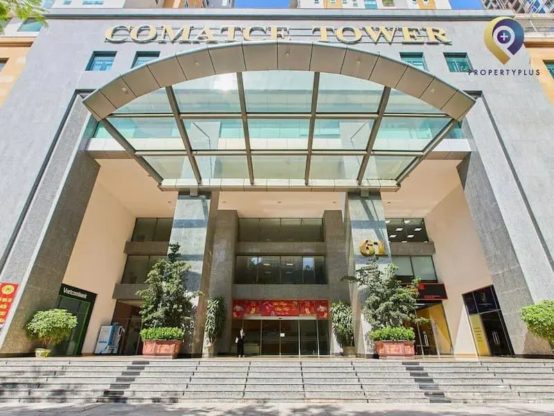 Lối ra vào tòa nhà Comatce Tower