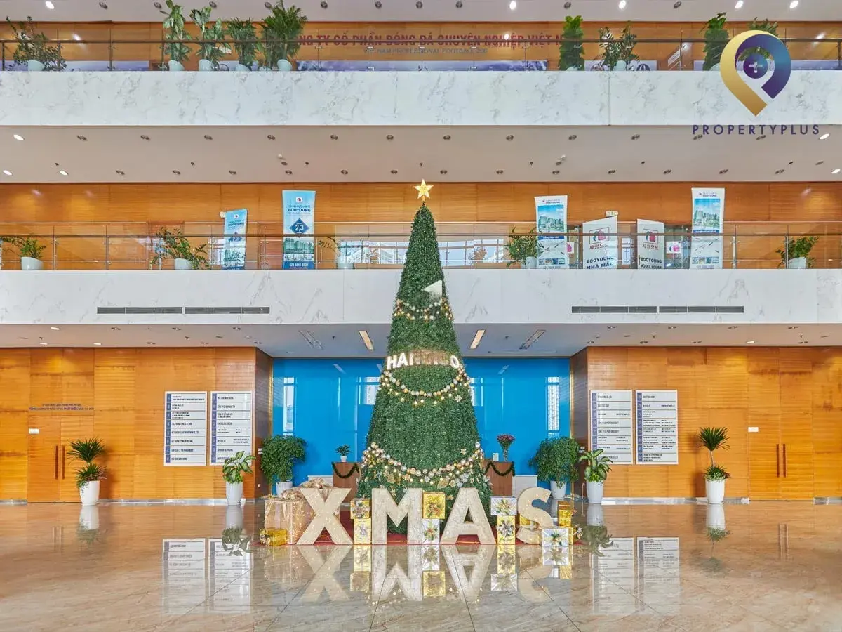 Sảnh lễ tân sang trọng của tòa Handico Tower