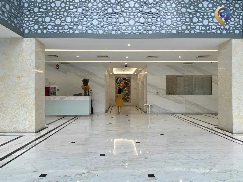 Sảnh lễ tân được thiết kế trang trọng của Horison Tower