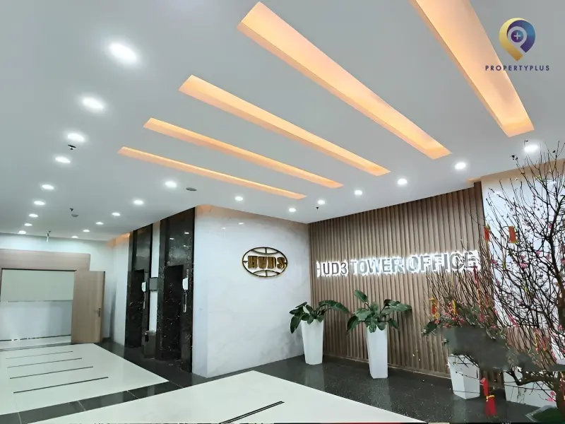 Khu vực sảnh tòa nhà HUD3 Tower