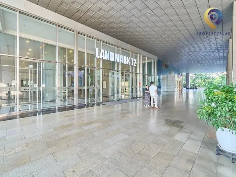 Lối ra vào toà nhà Keangnam Landmark Ha Noi Tower