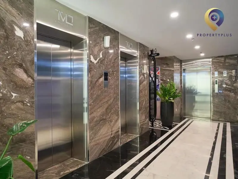 Hệ thống thang máy của toà nhà TVL Building