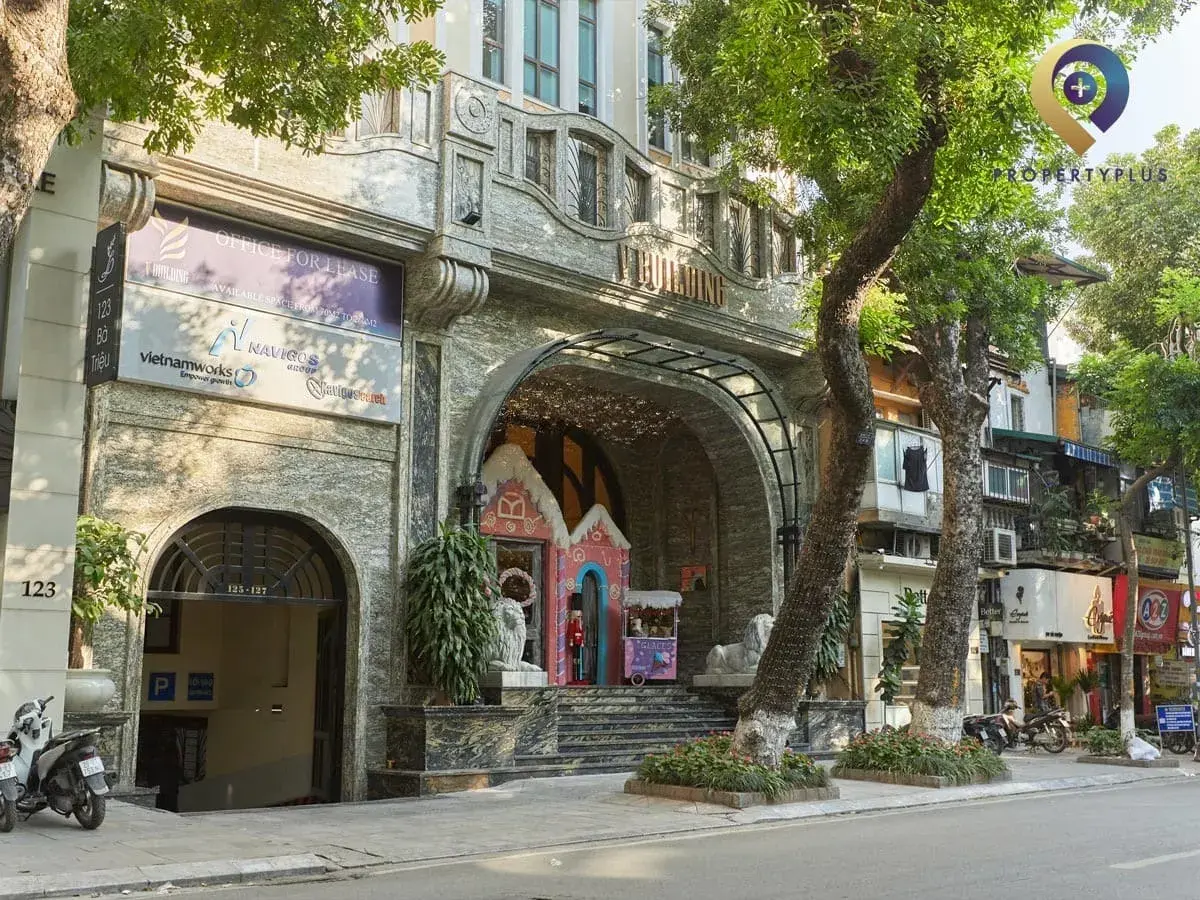 Vị trí đẹp của V Building trên đường Bà Triệu