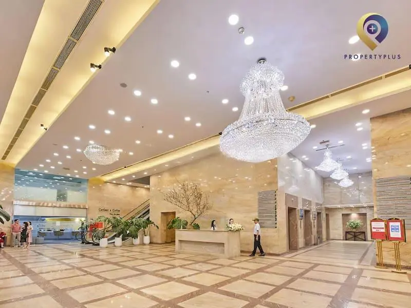 Sảnh lễ tân rộng rãi của VCCI Tower