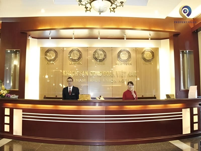 lễ tân Khách Sạn Công Đoàn Việt Nam