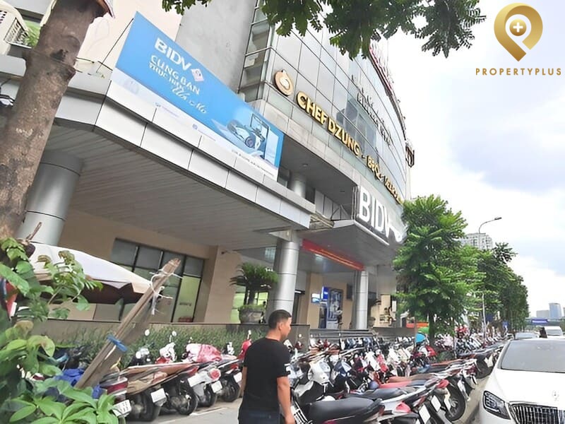 bãi xe Vườn Xuân Tower