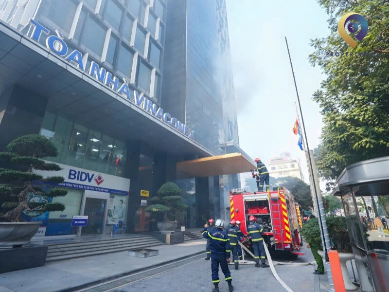 Buổi tập huần phòng cháy chữa cháy cuối năm 2025