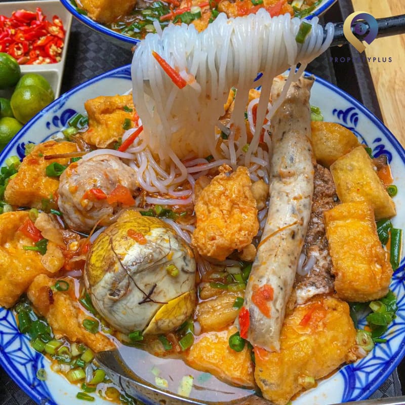 Bún Riêu Tóp Mỡ Mọc Giòn – 41 Cốm Vòng
