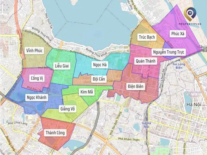 các phường của quận ba đình