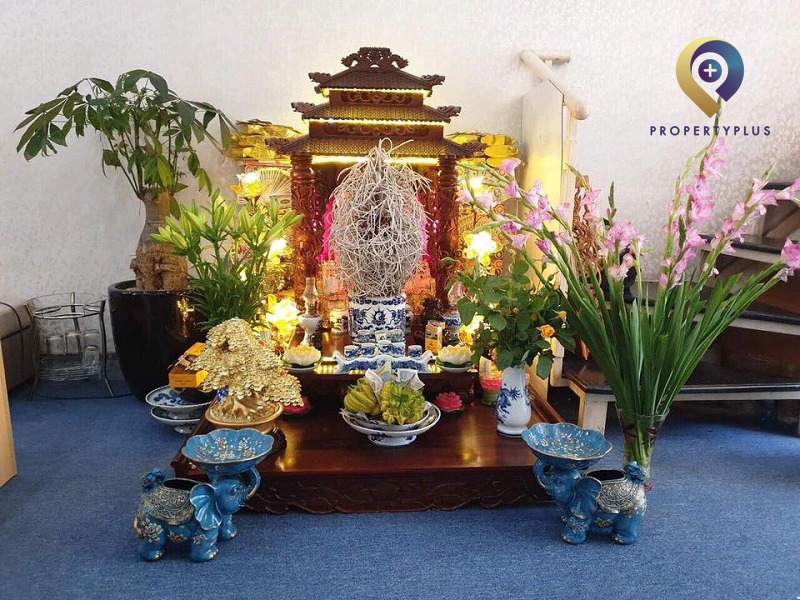 ách bố trí bàn thờ ông địa