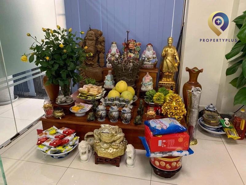 cách bố trí ông địa ông thần tài