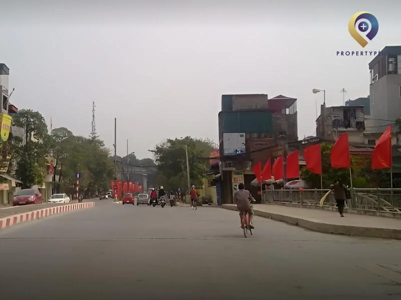 Đường Cầu Am rộng rãi và thông thoáng Đường Cầu Am rộng rãi và thông thoáng