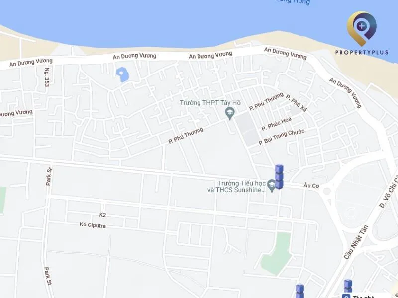 Sơ đồ văn phòng cho thuê trên đường Phú Thượng Sơ đồ văn phòng cho thuê trên đường Phú Thượng