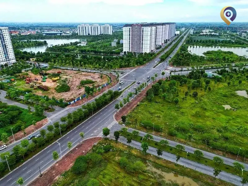 Vị trí khu đô thị Thanh Hà