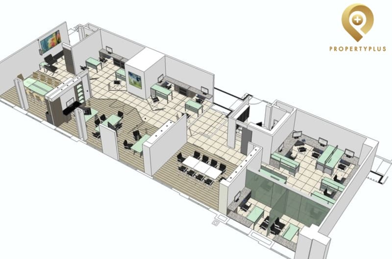 layout văn phòng
