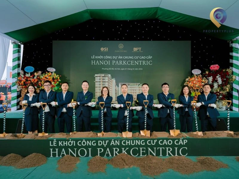 lễ khởi công Hà Nội ParkCentric