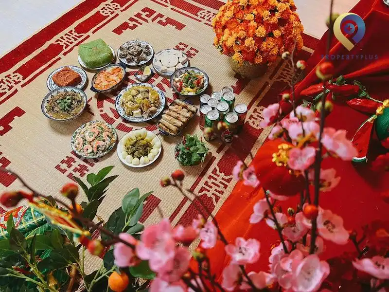 mâm cỗ tết miền bắc