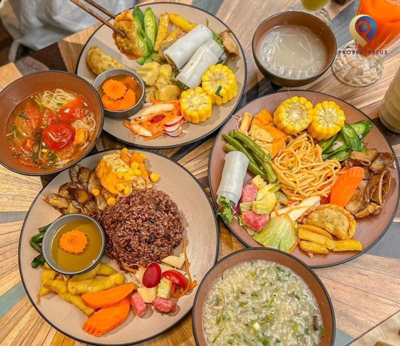 quán chay hoàng mai