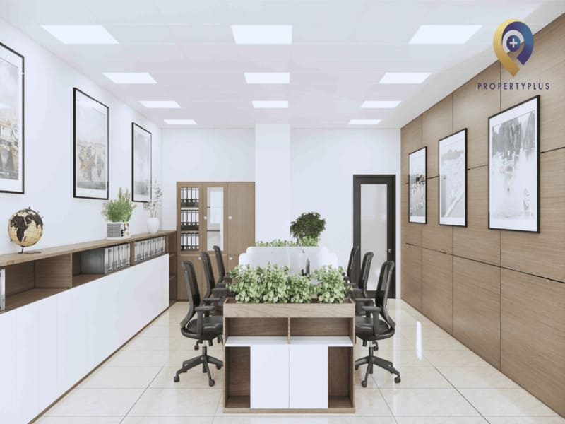 thiết kế văn phòng 20m2