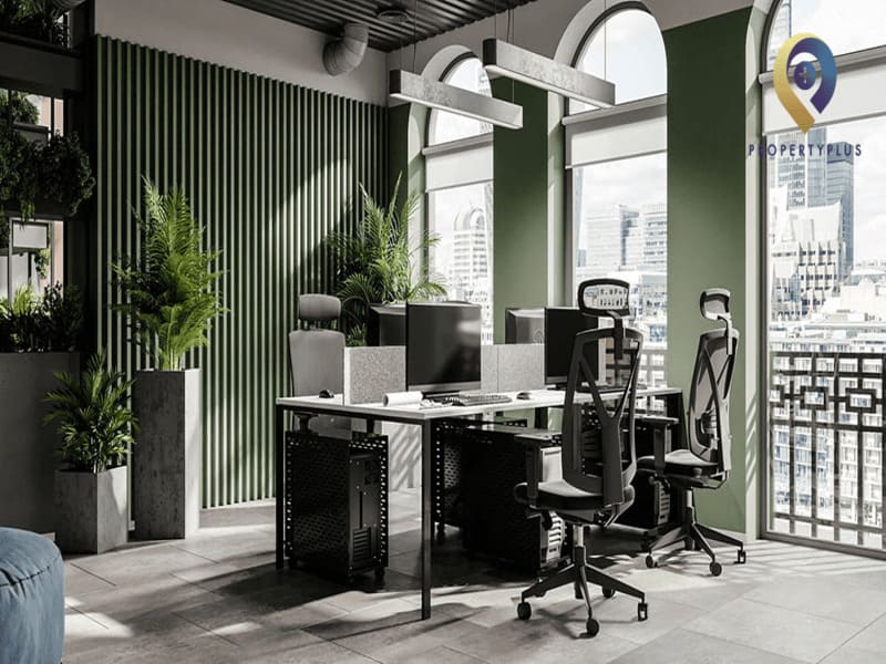 thiết kế văn phòng 20m2