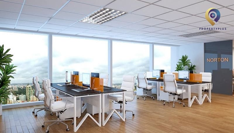Thiết kế văn phòng 40m2 hiện đại