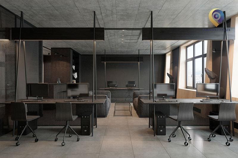 Thiết kế văn phòng 40m2 phong cách hiện đại