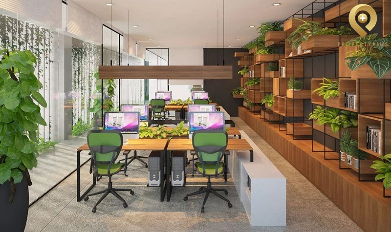 thiết kế văn phòng làm việc 50m2