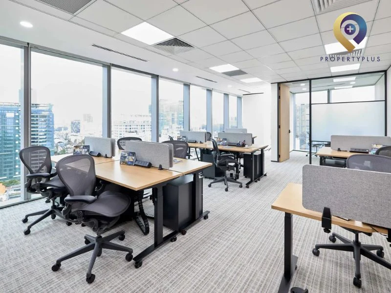 Không gian văn phòng đáp ứng tiêu chuẩn an ninh và phòng cháy chữa cháy chuyên biệt&nbsp;
