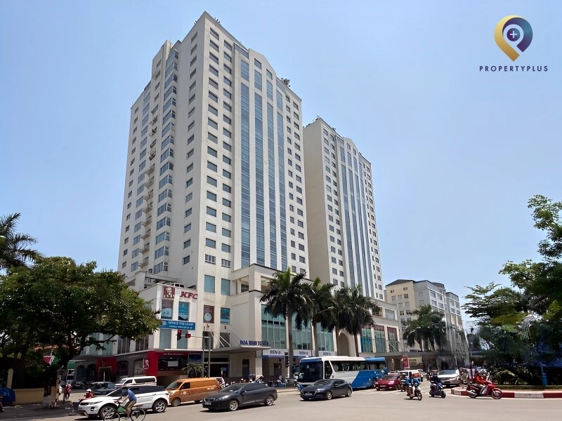 Hòa Bình Tower - tổ hợp thương mại nhà ở và cho thuê văn phòng hạng B tại quận Cầu Giấy