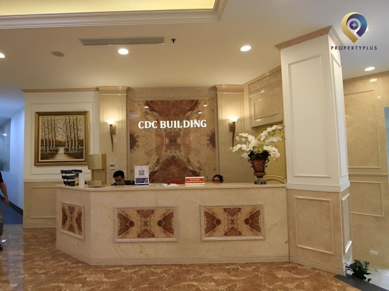 Không gian đại sảnh bên trong của CDC Building