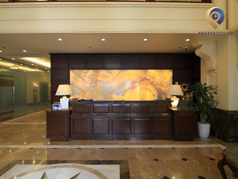 Đại sảnh bên trong của tòa nhà V Building