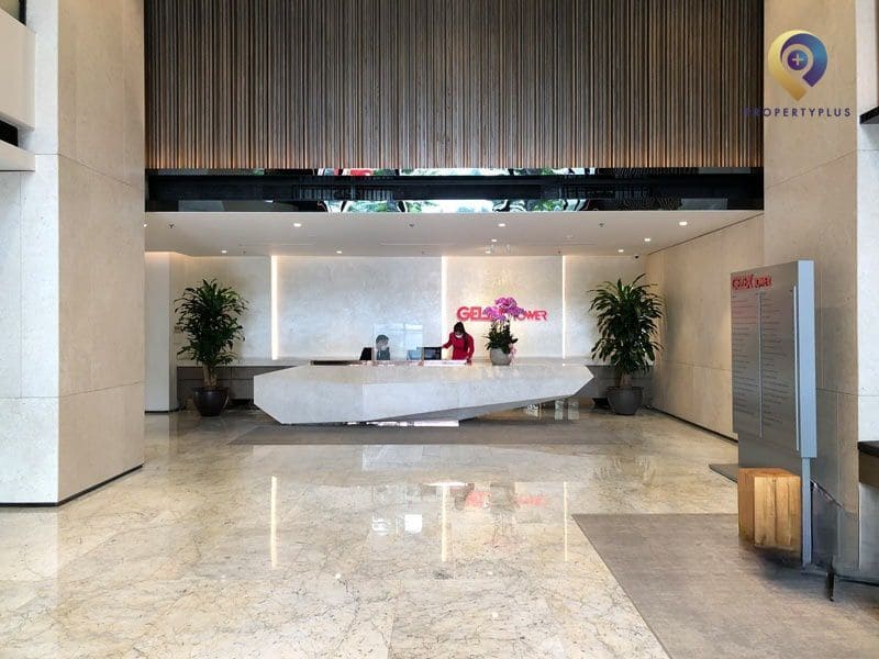 Không gian đại sảnh bên trong Gelex Tower