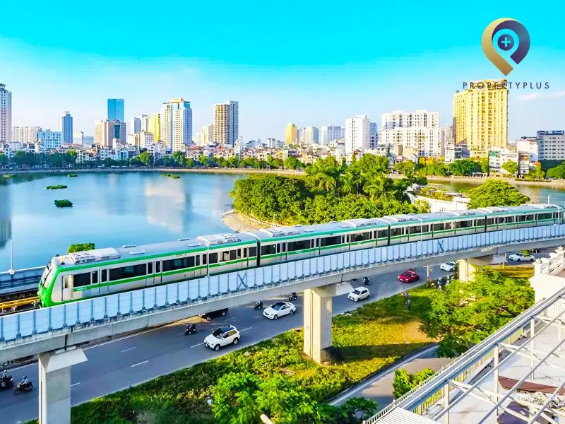 văn phòng gần ga metro Cát Linh