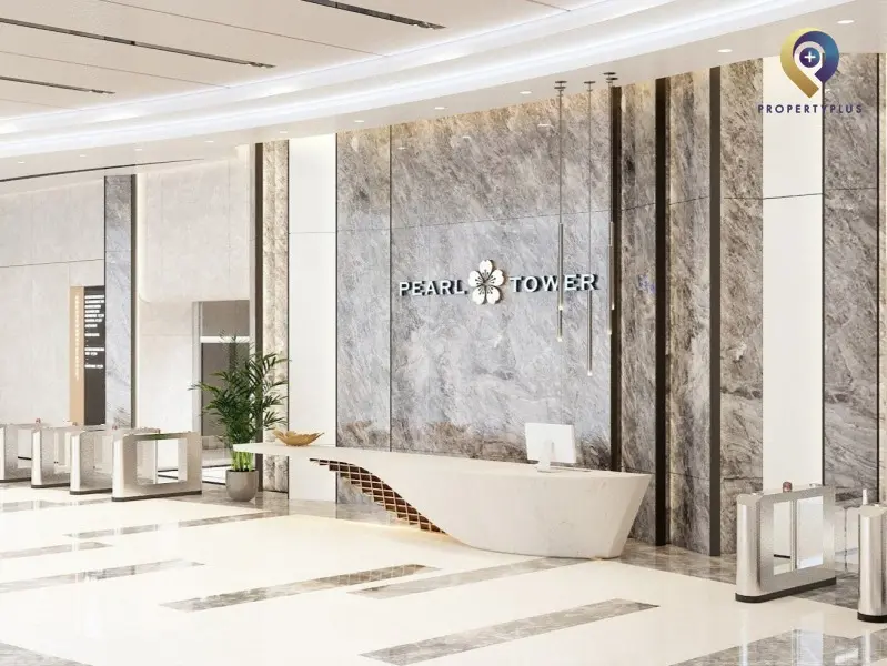 Khu vực lễ tân của tòa nhà Mỹ Đình Pearl Khu vực lễ tân của tòa nhà Mỹ Đình Pearl